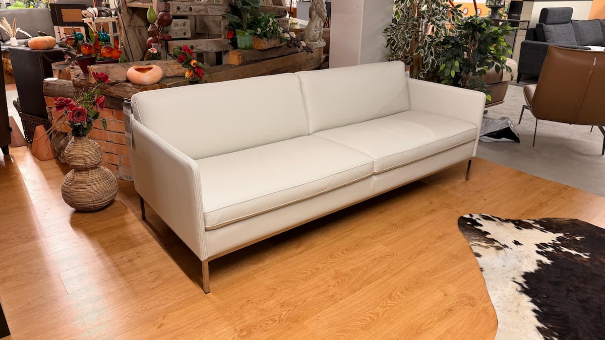 INCANTO 3-Sitzer Ledersofa, Made in Italy
