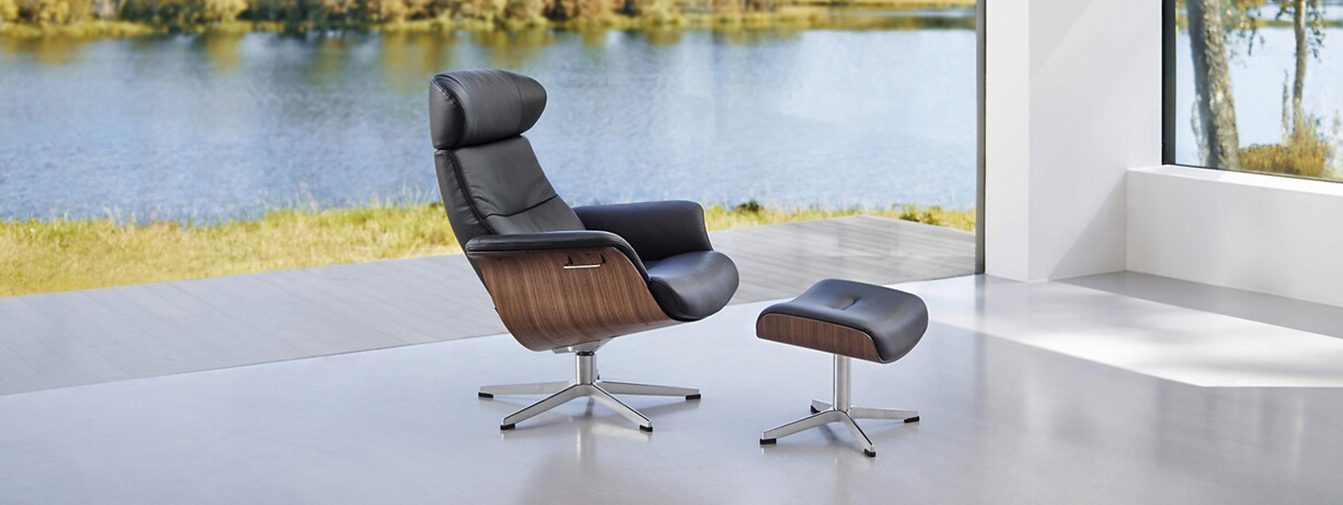 conform time out schwarzes leder walnuss schale